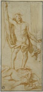 The Resurrected Christ Triumphant by (studio of) Rubens, Peter Paul