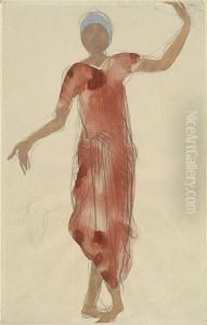 Dancer from Royal Cambodian Ballet by Auguste Rodin