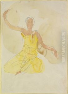 Dancer from Royal Cambodian Ballet by Auguste Rodin