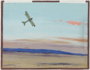 Stunting at Camp Borden by Frank Johnston