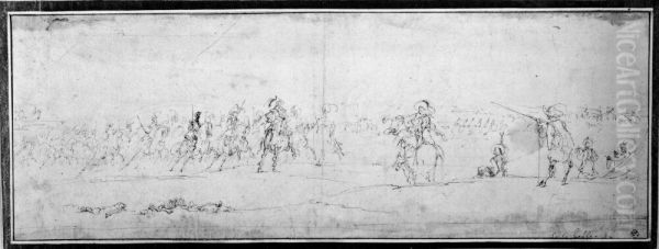 Cavalry attack - view 1