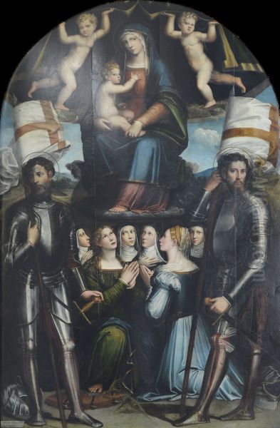 Madonna con Bambino e Santi - view 1