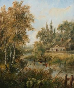 A Berkshire Stream by Walter Wallor Caffyn