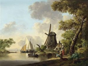 Een zomers landschap