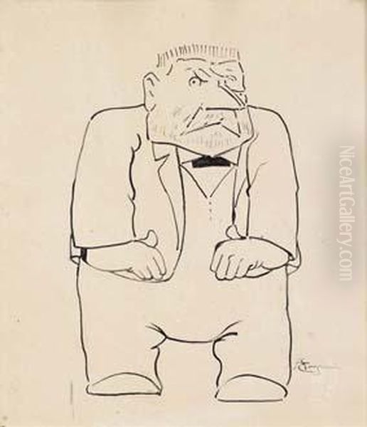 Caricatura Di Gaetano Previati - view 1