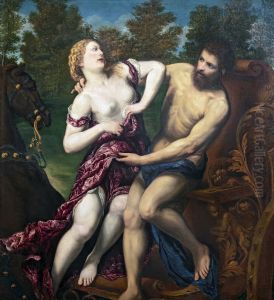 The Rape of Persephone by Paris Bordone