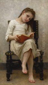 The prize book by William-Adolphe Bouguereau