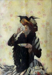 A Cup of Tea, by Lilian Westcott Hale