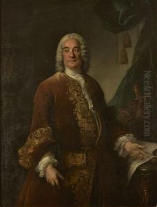 Charles-Francois-Paul (Le Normant ) Lenormant de Tournehem (1684-1751), directeur des Batiments du Roi by Louis Tocque