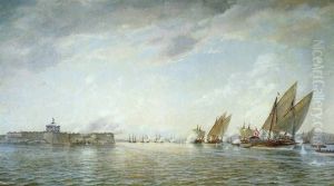 Danish naval forces attacking the Swedish fortress New Alvsborg in the harbour of Gothenburg in 1717. Danish naval forces attacking the Swedish fortress New Alvsborg in the harbour of Gothenburg in 1717.