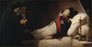 Napoleon Ier sur son lit de mort, une heure avant son ensevelissement