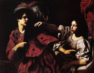 Joseph and Potiphar's wife by Battistello Caracciolo