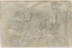 Landskapsstudie by Lars Hertervig
