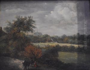 Landscape by Francois Emile Michel