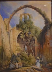 Ruines d'un vieux cloitre