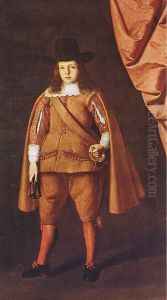 Portrait of a Young Aristocrat (Juan Francisco de la Cerda Enriquez de Ribera, Marques de Cogolludo) by Francisco De Zurbaran