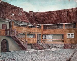 Meyergarden, Lille Strandgt. nr. 4 by Henrik Laurentius Helliesen