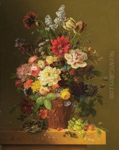 Flower Still-life by Arnoldus Bloemers