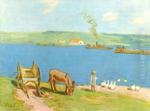 Flussufer by Alfred Sisley