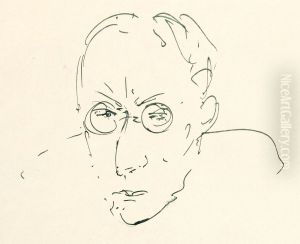 Sketch for a portrait of a man in "cwikiery"