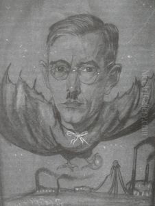 Portret Franciszka Wilczka by Stanislaw Ignacy Witkiewicz (Witkacy)