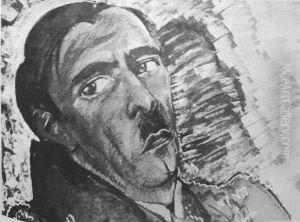 Portrait of Antoni Krahelski by Stanislaw Ignacy Witkiewicz (Witkacy)