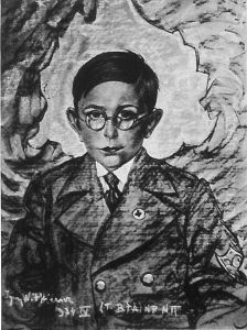 Portret Romana Maciaka by Stanislaw Ignacy Witkiewicz (Witkacy)