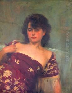 Julia en granate by Ramon Casas