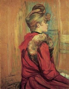 Fille a la Fourrure by Henri De Toulouse-Lautrec