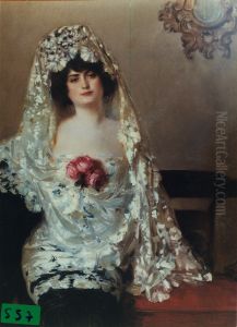 Julia amb mantellina blanca