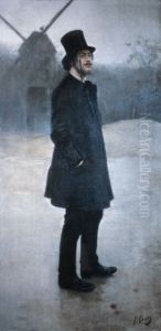El Bohemio, Poet of Montmartre by Ramon Casas