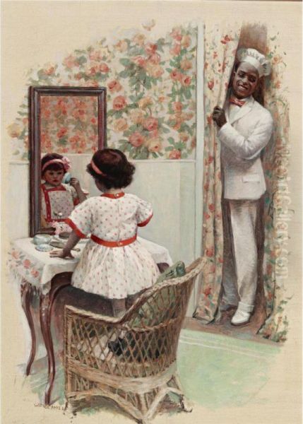 Young Girl At Her Toilette, Cream Of Wheat Advertisement,1913 - view 1