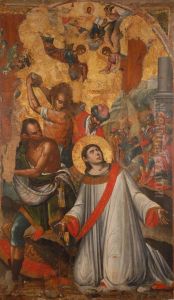 Stoning of Saint Stephen by Michael Damaskinos