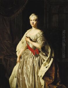 Portrait ofNatalya Alexeevna of Russia by Pietro Rotari