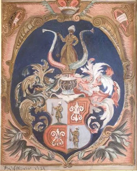 Coat of arms of the Schludermann family - view 1