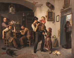 Interno di Osteria by Antonio Rotta