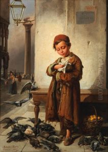 Dar da mangiare agli uccelli by Antonio Rotta