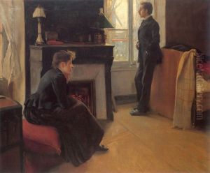Summer Shower by Santiago Rusinol i Prats