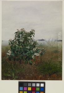 The Flowering Shrub by Leon Bonvin