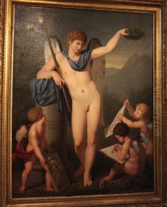 Le Genie des arts by Benigne Gagneraux