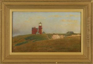 The Lighthouse At Gay Head by Charles Drew Cahoon