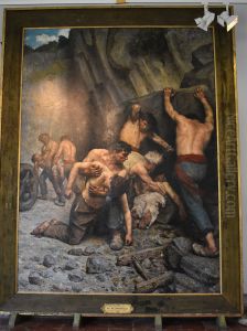 Eboulement dans une carriere by Louis Antoine Capdevielle