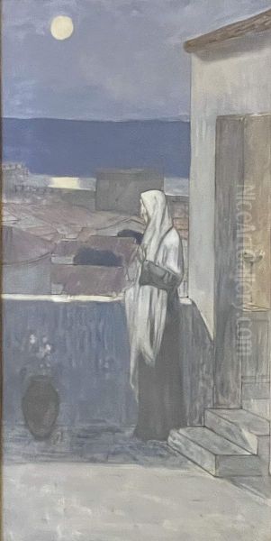 Sainte Genevieve veillant sur Paris - view 1