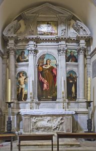 Polyptych of St BarbaraFrancais:Polyptyque de sainte BarbaraItaliano:Polittico di santa Barbara by Palma Vecchio