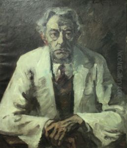 Portrait ofErnst Barlach by Leo Von Konig