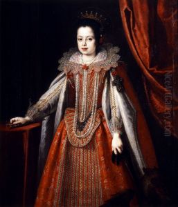 Ritratto di Vittoria della Rovere in guisa di Santa Margherita Ritratto di Vittoria della Rovere in guisa di Santa Margherita
