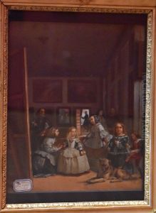 Velasquez faisant le portrait de l'Infante Marguerite Therese, fille de Philippe IV by Raymond-Marc Lagarrigue