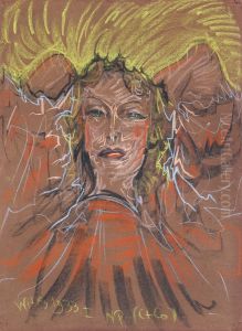 Portret Janiny Turowskiej-Leszczynskiej by Stanislaw Ignacy Witkiewicz (Witkacy)
