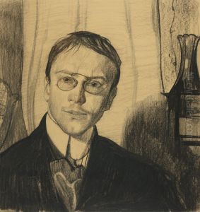 Portret meski we wnetrzu Portret meski we wnetrzu