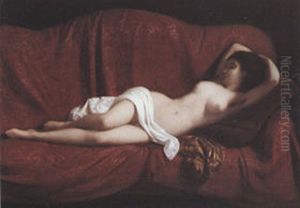 Venus on a red Divan